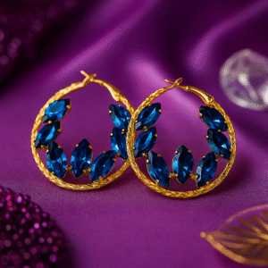 Luxurious Blue Stone Rings