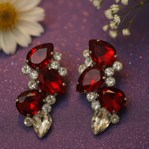 Rosy Diamond Earrings