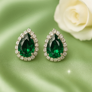 Emerald Studs