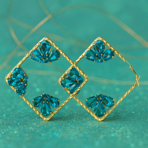 Aqua Blue Squares